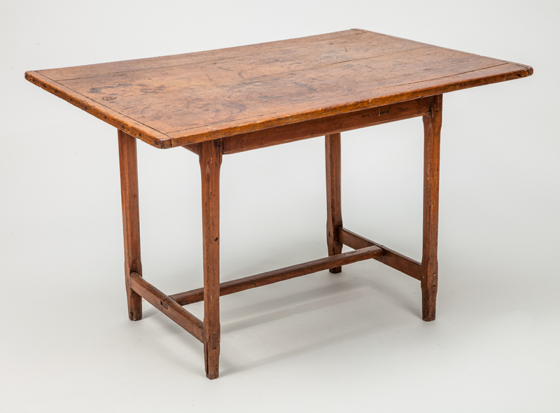 Appraisal: FEDERAL MAPLE TAVERN TABLE x x in Provenance Red School