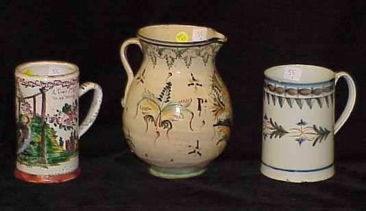 Appraisal: European ceramics including an th C German tin glazed earthenware