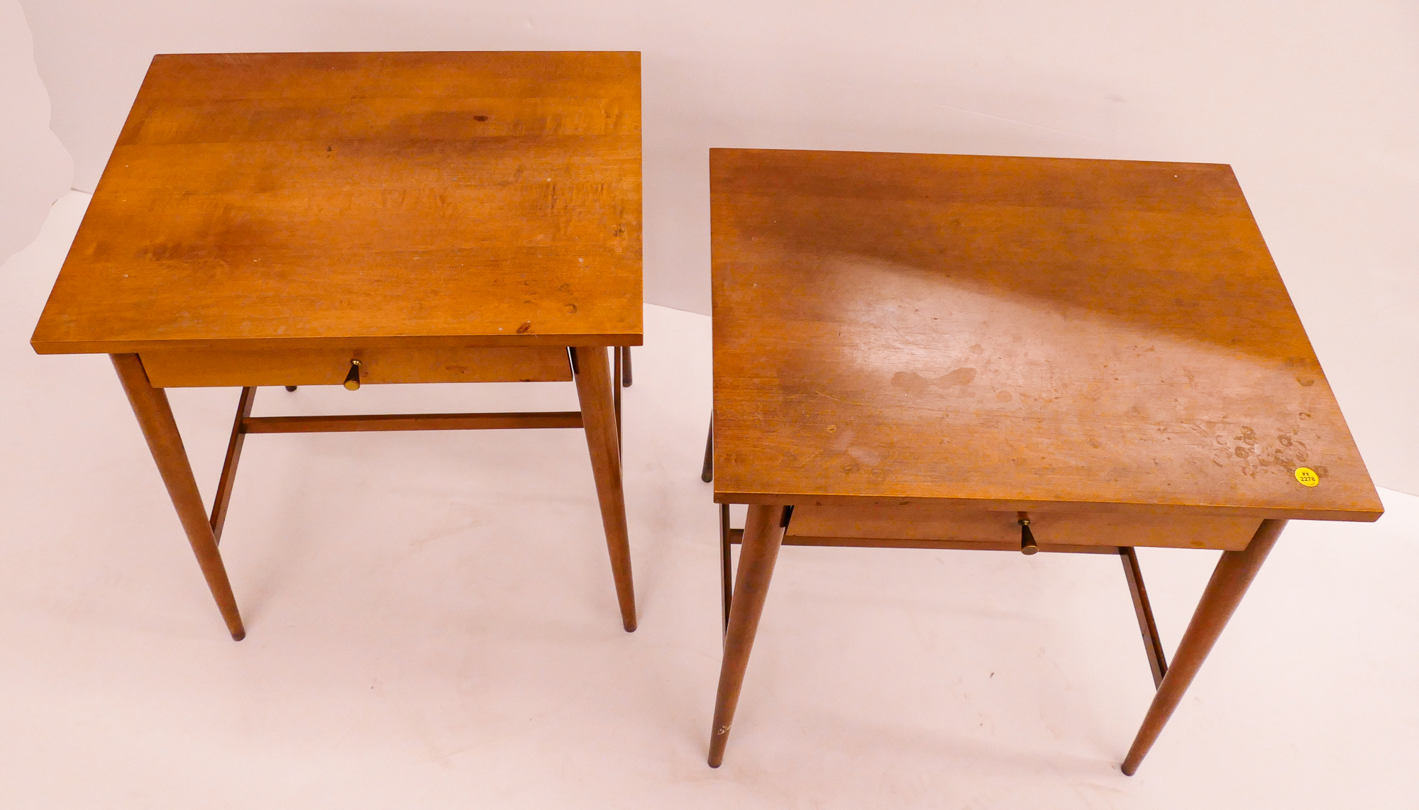 Appraisal: Pair Paul McCobb Planner Group Midcentury Nightstands- x x ''