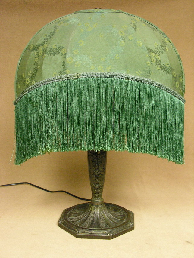 Appraisal: VINTAGE DECORATIVE METAL LAMP Size by