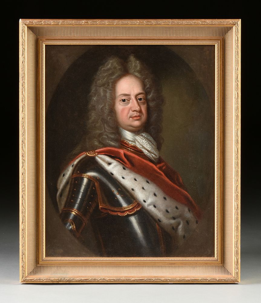 Appraisal: ENGLISH SCHOOL A PORTRAIT PAINTING George of Denmark Consort of