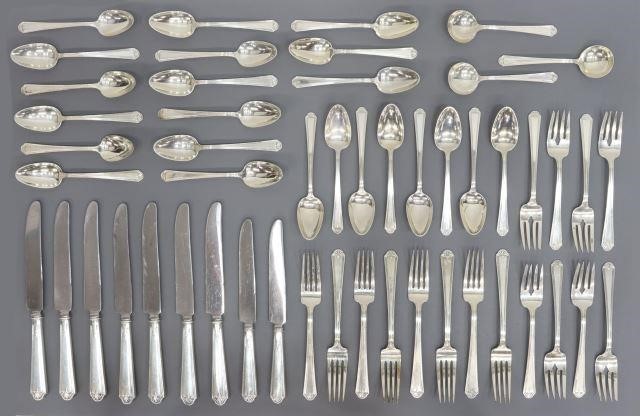 Appraisal: lot of American sterling silver flatware service Alvin in the