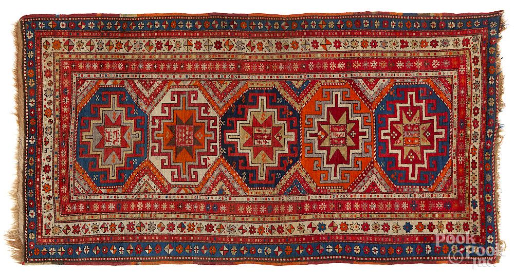 Appraisal: Kazak carpet Kazak carpet early th c ' x '