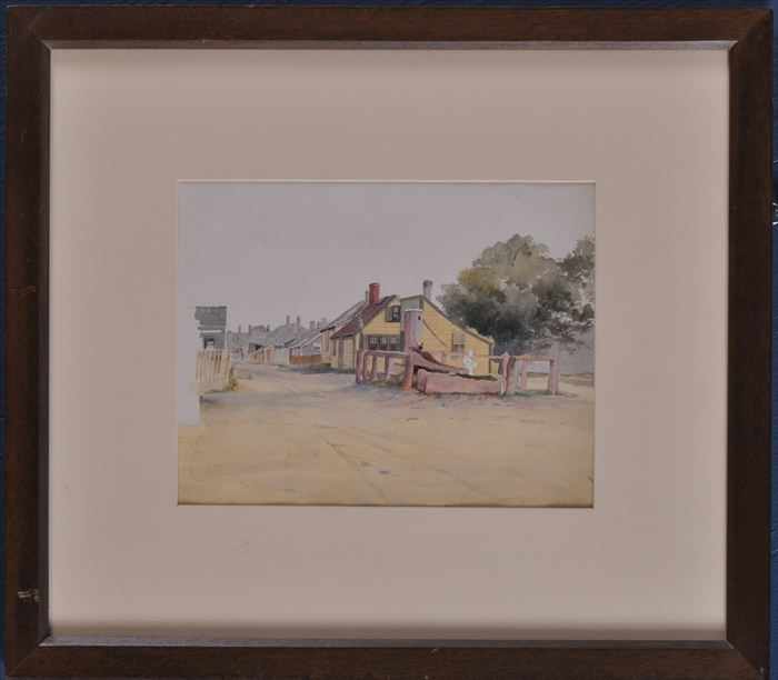 Appraisal: AMERICAN SCHOOL EASTHAMPTON Watercolor on paper x in