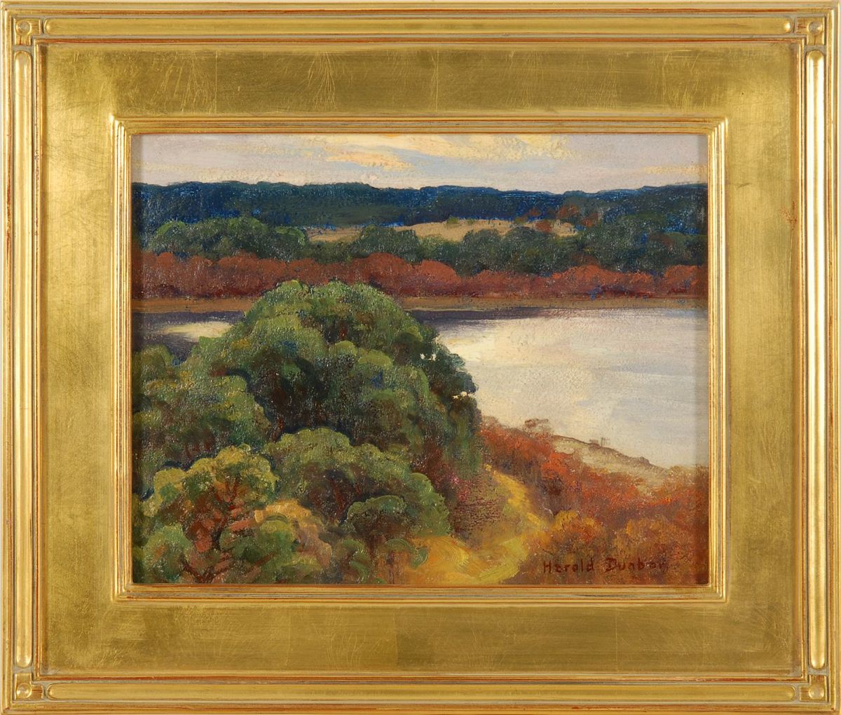 Appraisal: HAROLD C DUNBARAmerican - Untitled landscape probably Chatham Signed lower