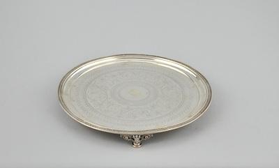 Appraisal: A Tiffany Co Sterling Silver Salver Approx in diameter set