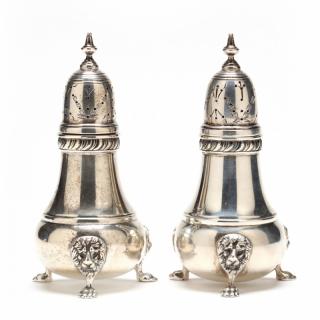 Appraisal: Pair of Sterling Silver Shakers by Gorham retailed by Black