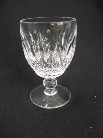 Appraisal: Waterford Cut Crystal Colleen Goblets '' signed excellent