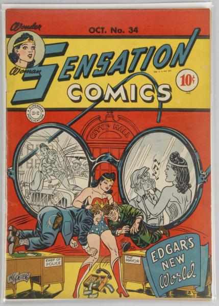 Appraisal: Sensation Comics No Description This issue maintains most cover gloss