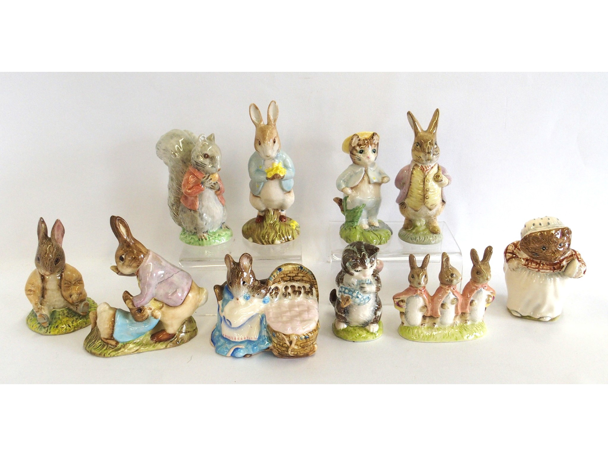 Appraisal: Four Beswick Beatrix Potter figures Benjamin Bunny Mr Benjamin Bunny