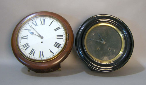 Appraisal: Two gallery clocks dia and dia