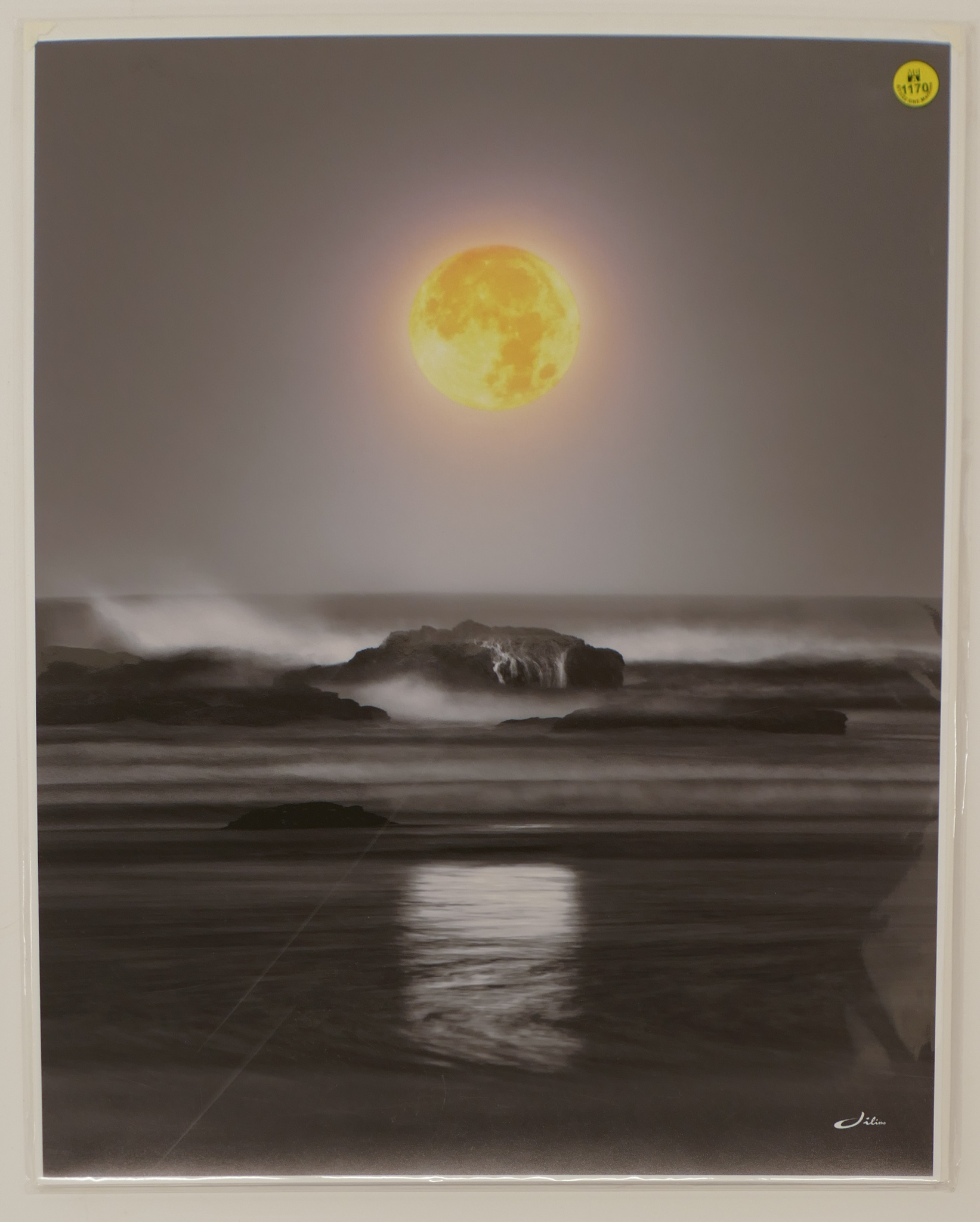 Appraisal: John Qu ''Cannon Beach Oregon'' Limited Edition Photograph ''x ''