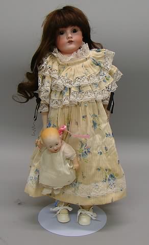 Appraisal: Pair of dolls DEP Made in Germany Brown sleep eyes