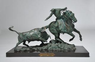 Appraisal: Humberto Peraza Bronze Sculpture Bronze sculpture Humberto Peraza Mexican b