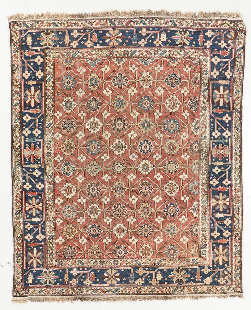 Appraisal: Antique Kuba Rug Caucasus ' '' x ' '' Antique