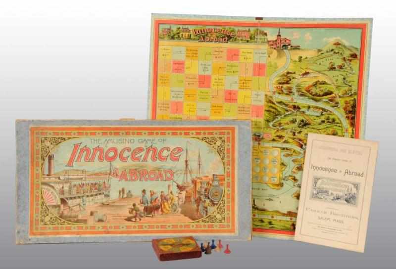 Appraisal: Parker Brothers Innocence Abroad Game Description Game board is bright