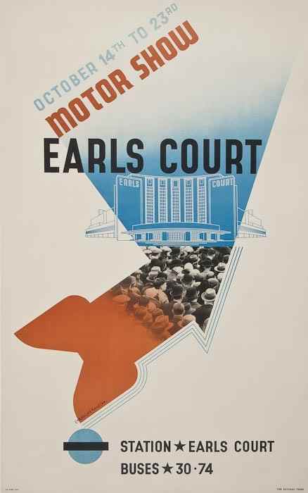 Appraisal: KAUFFER Edward McKnight - EARLS COURT London Underground lithograph in