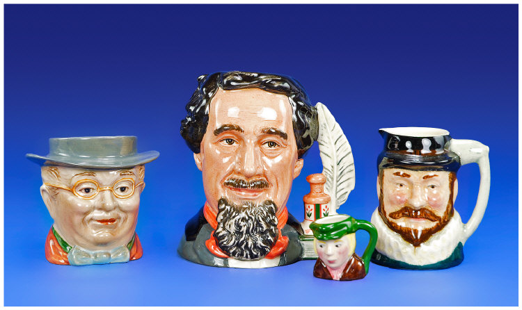 Appraisal: Royal Doulton Character Jug Charles Dickens D plus others