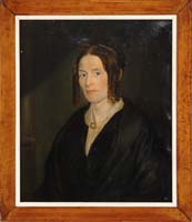 Appraisal: UNSIGNED Mid th Century PORTRAIT OF A WOMAN Oil on