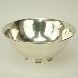 Appraisal: Arthur Stone Sterling Silver Footed Bowl Signed on underside Needs