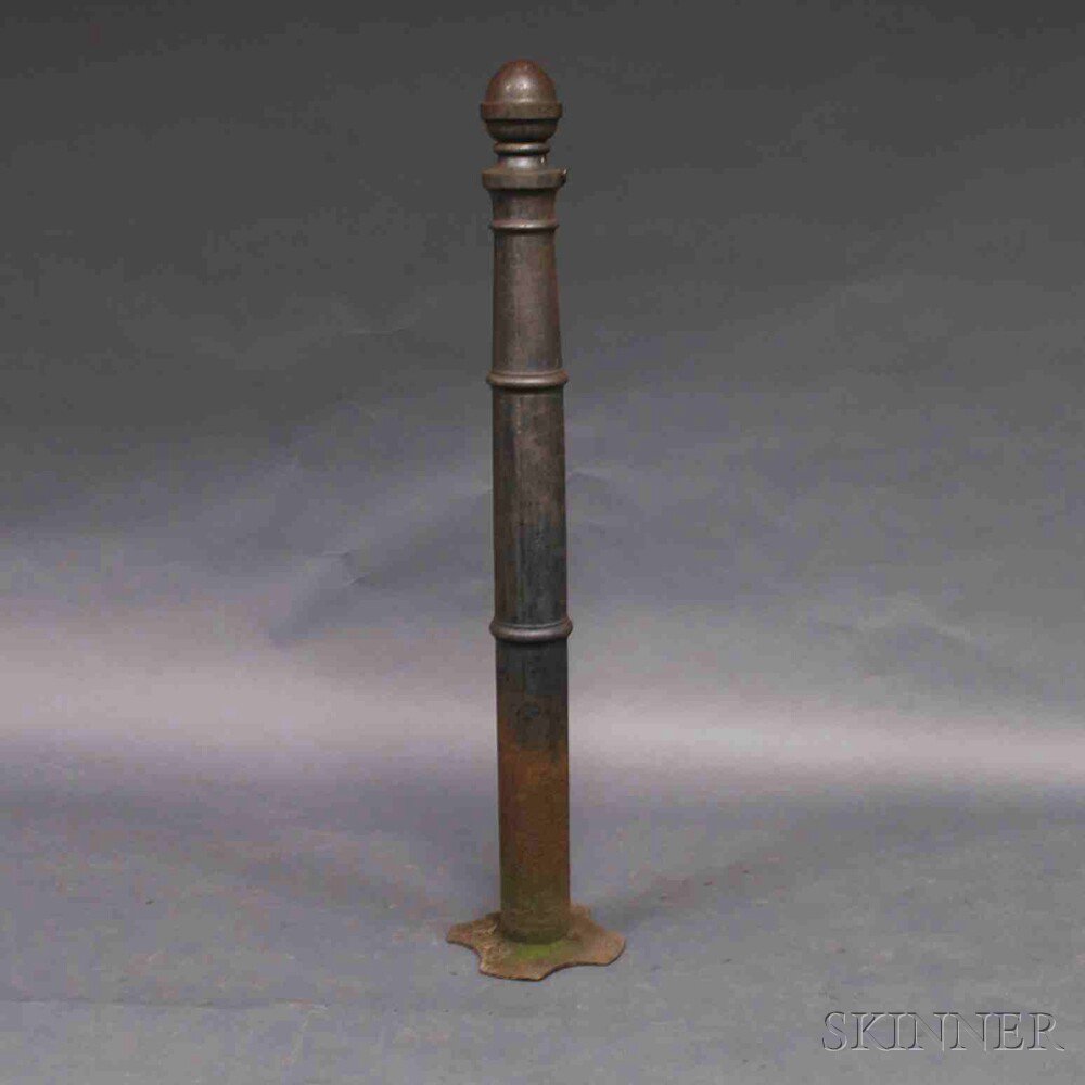 Appraisal: Cast Iron Hitching Post th century ht in Estimate -