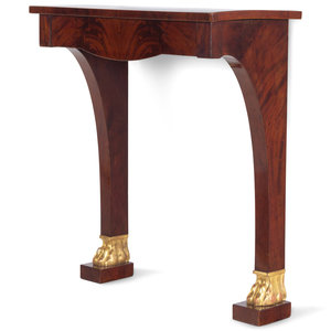 Appraisal: A Northern European Parcel Gilt Mahogany Pier Table th Century