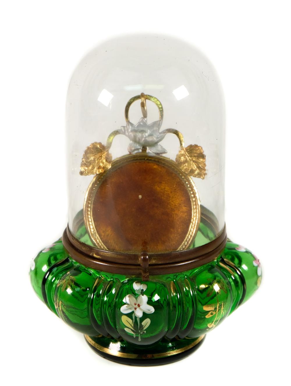 Appraisal: VICTORIAN GRAND TOUR STYLE POCKET WATCH HOLDERVictorian Grand Tour style