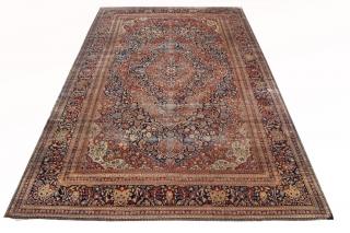 Appraisal: Exceptional Palace Sized Antique Kashan Rug Exceptional Palace Sized Antique