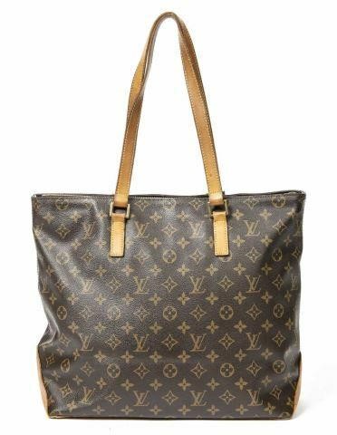 Appraisal: Louis Vuitton Cabas Mezzo tote bag in monogram coated canvas