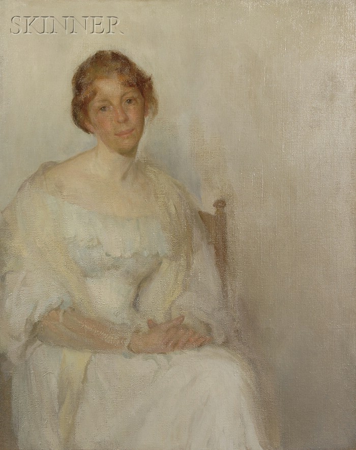 Appraisal: Wilton Robert Lockwood American - The Lady in White Unsigned