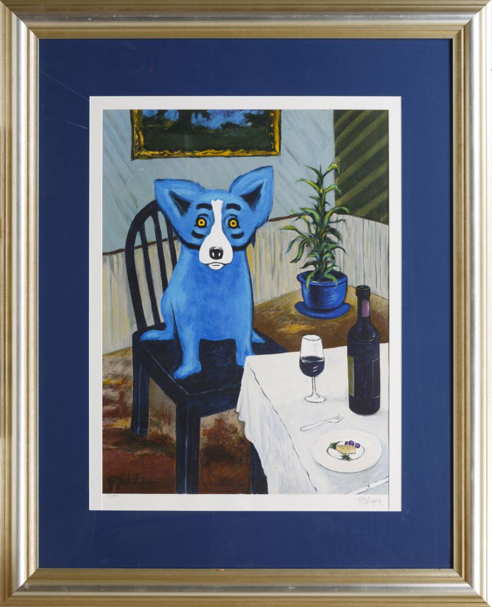 Appraisal: George Rodrigue American Louisiana - Guess Who's Coming to Dinner