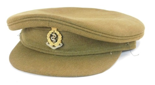 Appraisal: A 's Royal Army Medical Corps officer's cap with mottled