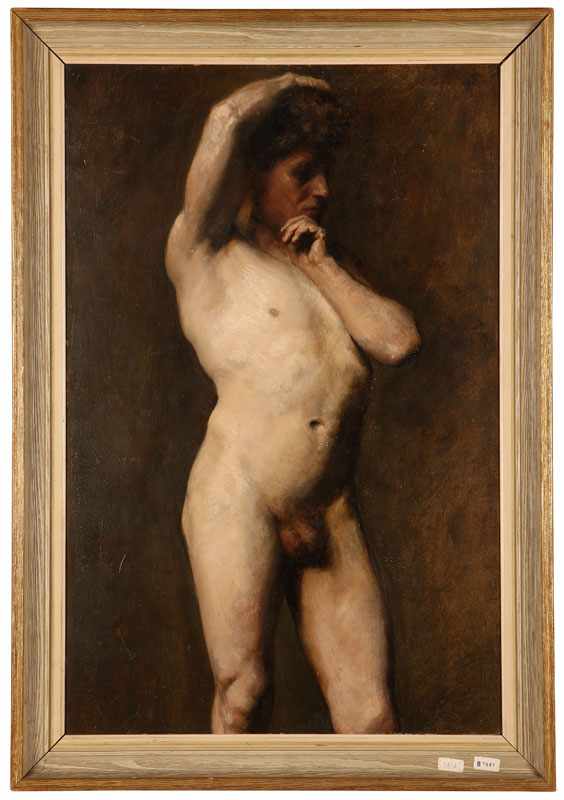 Appraisal: William Etty - British Odalisque Nude Male