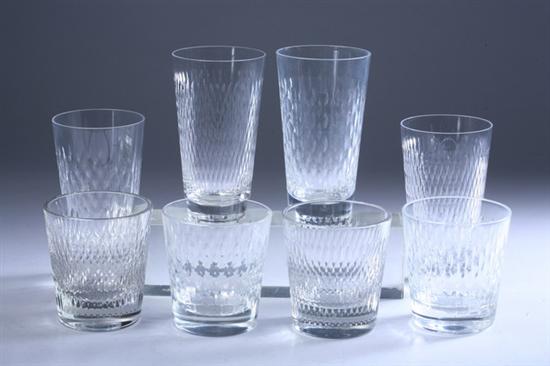 Appraisal: BACCARAT CRYSTAL GLASSES Including ten highball old fashioned and four