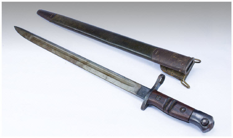 Appraisal: British Bayonet Pattern Bayonet And Scabbard