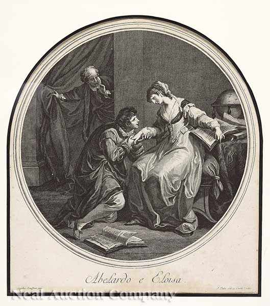 Appraisal: An Italian Engraving of Abelardo et Eloisa th c after