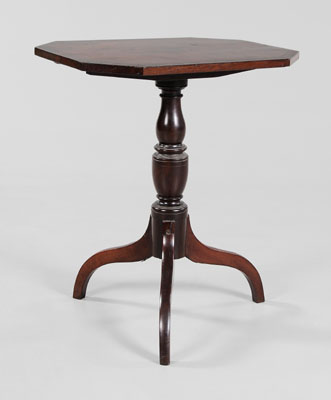 Appraisal: American Federal Tilt-Top Candle Stand probably New York early th