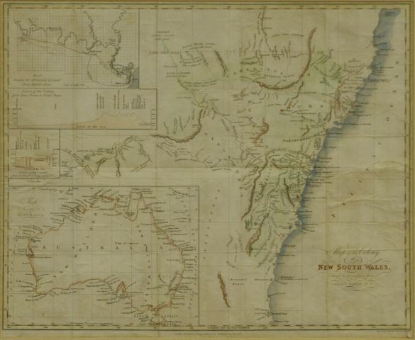 Appraisal: MAP OF THE COLONY OF NEW SOUTH WALES reduced by