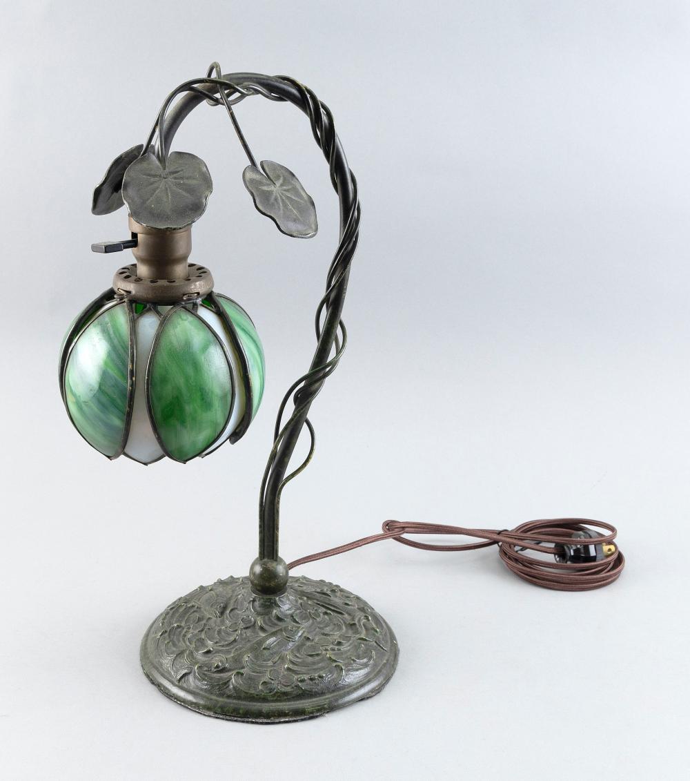 Appraisal: ART NOUVEAU-STYLE DESK LAMP EARLY TH CENTURYART NOUVEAU-STYLE DESK LAMP