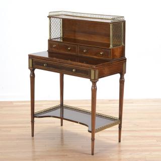 Appraisal: Louis XVI rosewood bureau de dame Louis XVI rosewood bureau