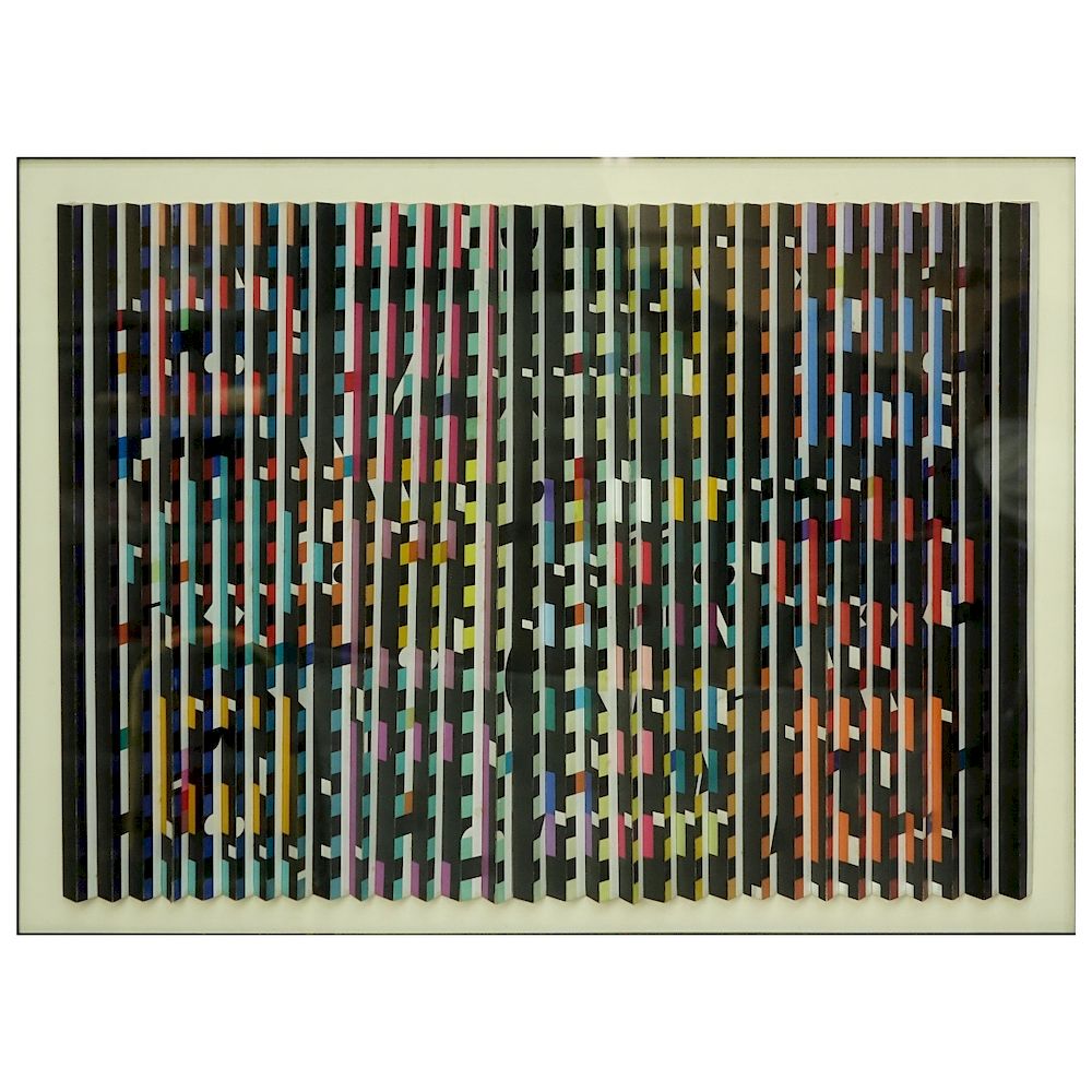 Appraisal: Yaacov Agam Israeli born Yaacov Agam Israeli born Midnight Light