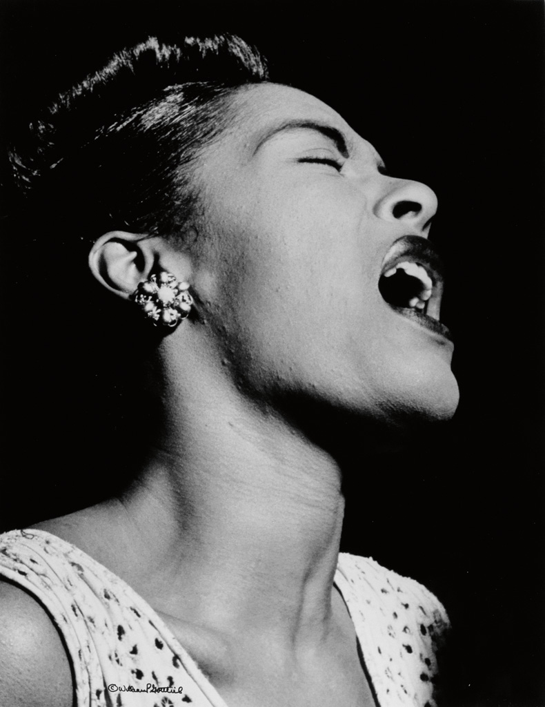 Appraisal: WILLIAM GOTTLIEB - Billie Holiday Silver print x inches x