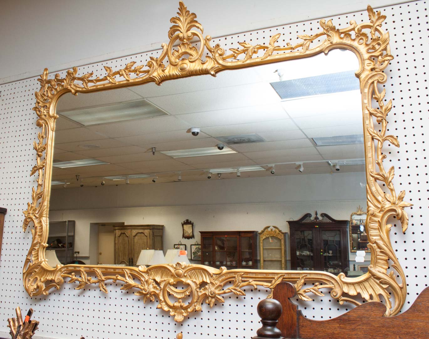 Appraisal: Giltwood wall mirror