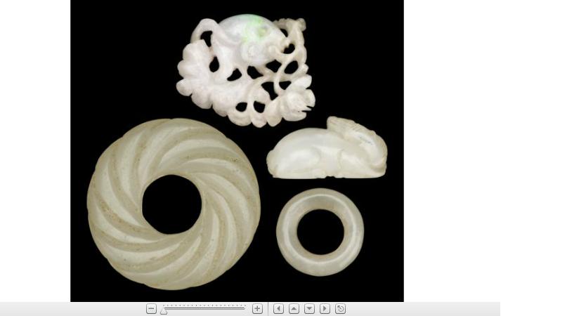 Appraisal: Four Chinese white jade miniature carvings th and th century