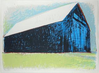 Appraisal: Print Wolf Kahn Wolf Kahn American German b Kentucky Barn