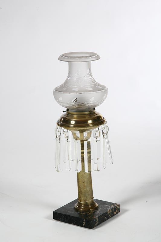 Appraisal: ASTRAL LAMP Labeled for Cornelius Co Philad Patent April st