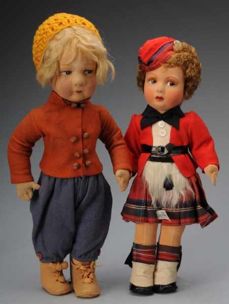 Appraisal: Lot of Cloth Dolls Description Ca England Italy Alpha Toys