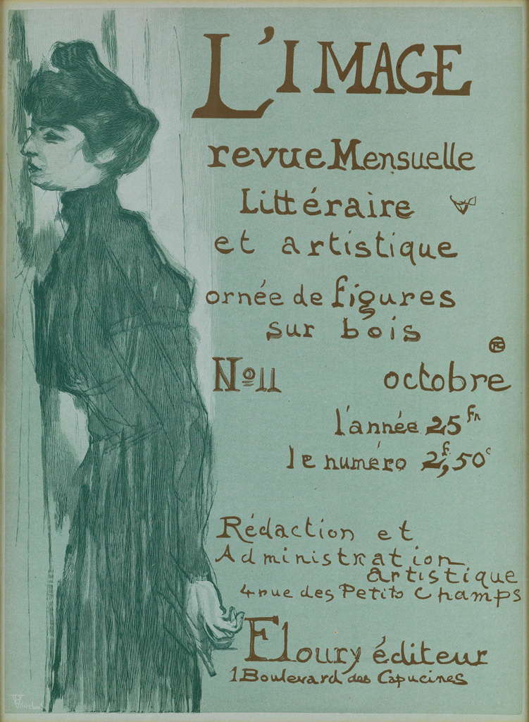 Appraisal: HENRI DE TOULOUSE-LAUTREC - L'IMAGE REVUE MENSUELLE LITTERAIRE October x