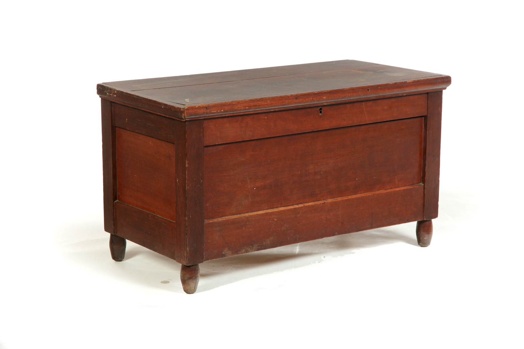 Appraisal: BLANKET CHEST Signed Henry Wilkin and dated September cherry and