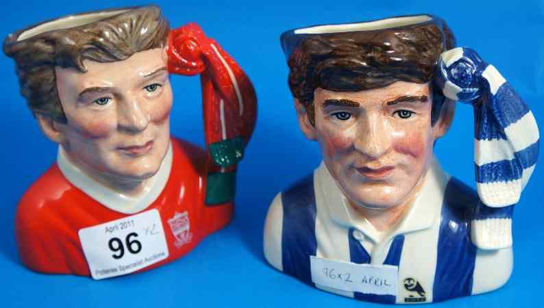 Appraisal: Royal Doulton Intermediate sized Football Supporters Character Jugs Sheffield Wednesday